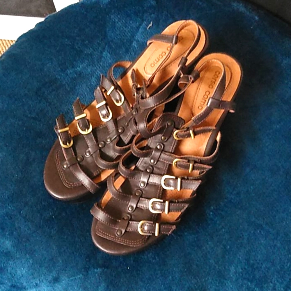 Corso como Peru platform gladiator sandals